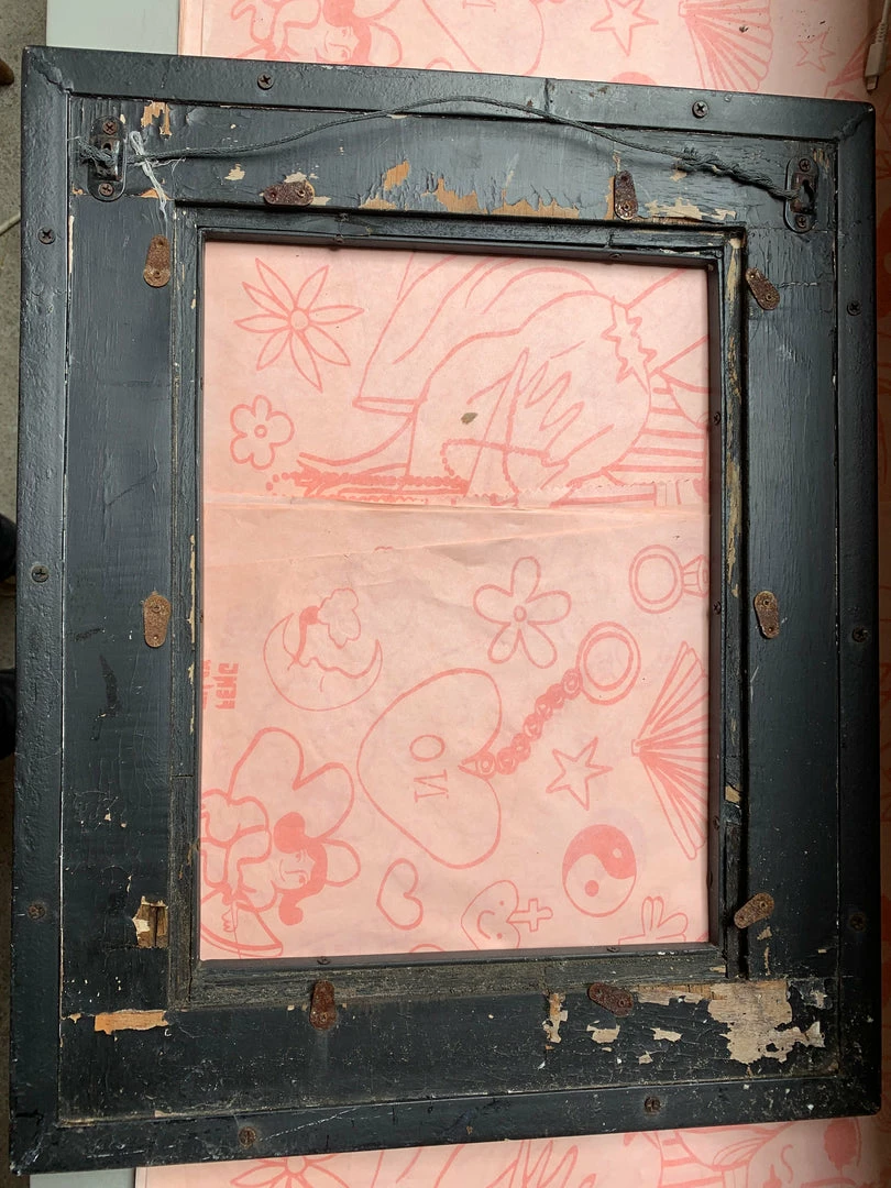 Vintage ALL HOME DECOR + ODDITIES Mosaic Harlequin Picture Frame 7 Vintage ALL HOME DECOR + ODDITIES Mosaic Harlequin Picture Frame