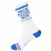 Feng Sway NICE JEWISH BOY Statement Socks