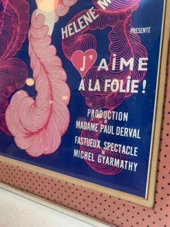 Vintage Art Deco Folies Bergere Framed Wall Art ALL HOME DECOR + ODDITIES