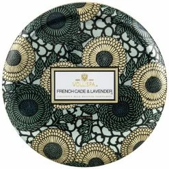 French Cade And Lavender 3-Wick Tin Candle By VOLUSPA