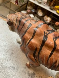 Vintage 60s Paper Mache Tiger