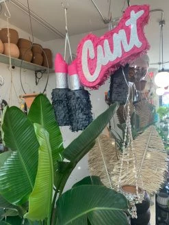 Feng Sway ALL HOME DECOR + ODDITIES Lipstick Party Piñata