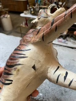 Vintage 60s Paper Mache Tiger