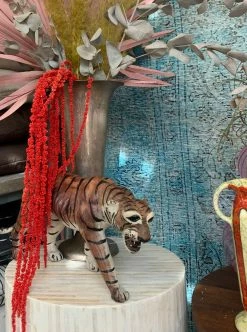 Vintage 60s Paper Mache Tiger