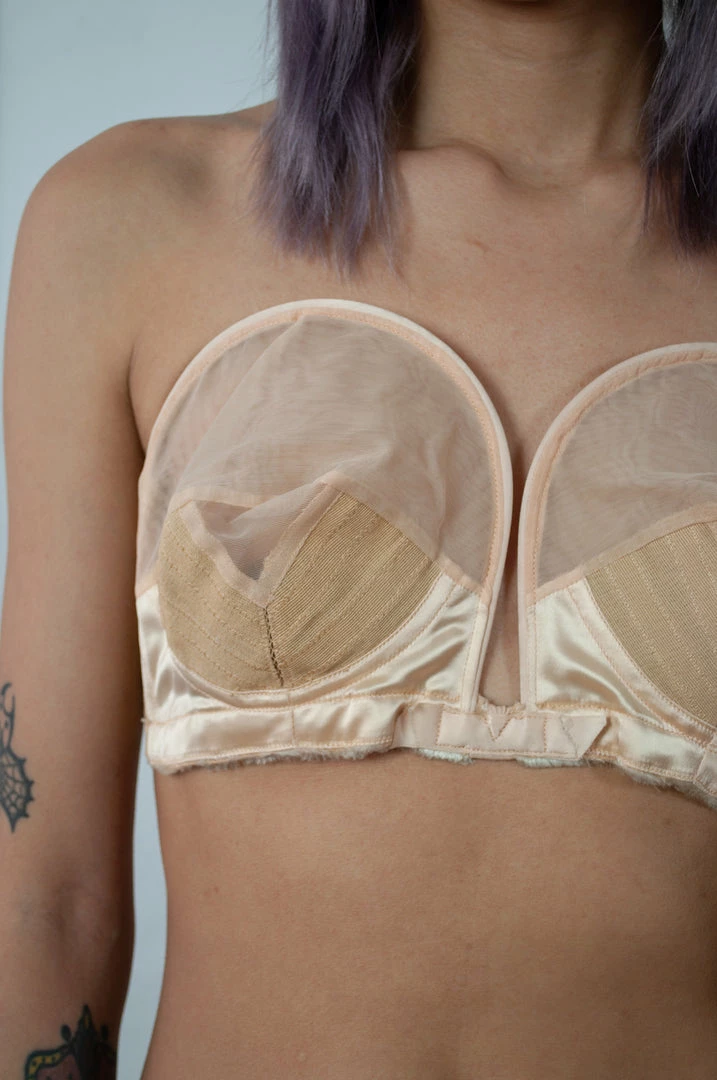 Vintage LOUNGE WEAR 1950s Structured Over Wire Bra 4 Vintage LOUNGE WEAR 1950s Structured Over Wire Bra