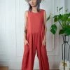 FENG SWAY Salmon Summer Playtime Jumpsuit