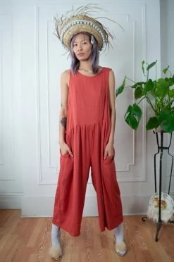 FENG SWAY Salmon Summer Playtime Jumpsuit
