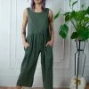 FENG SWAY Olive Summer Playtime Jumpsuit LOUNGE WEAR