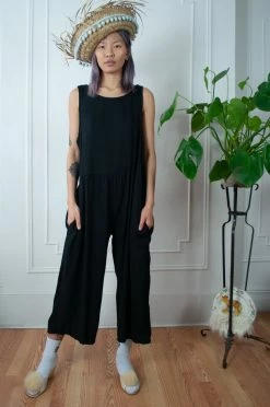 FENG SWAY Black Summer Playtime Jumpsuit LOUNGE WEAR