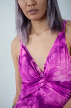 Vintage Gottex Tropical Tie Dye One Piece Swimsuit