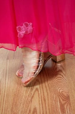 Vintage DRESSES 60s Organza Goddess Gown