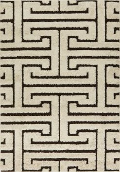 Feng Sway Exclusive Versace Shag Area Rug ~ 5'3