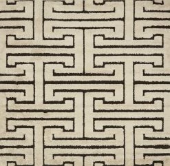 Feng Sway Exclusive Versace Shag Area Rug ~ 5'3" X 7'7"