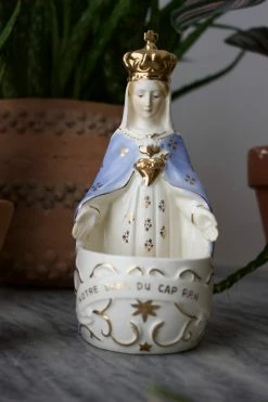 Vintage 1940s French Saint Vase