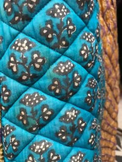 Vintage Quilted Folk Set, Skirt And Vest TOPS