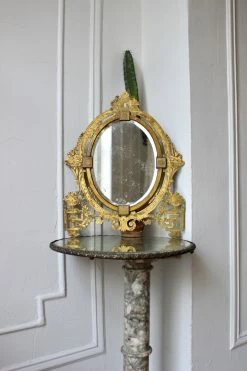 FENG SWAY Sales 21 ALL HOME DECOR + ODDITIES Antique Brass Mirror