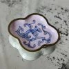 Antique ALL RITUAL Floral Enamel Dish
