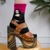 Feng Sway Fine Art Mona Lisa Socks