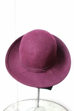 Vintage Plum Doe Skin Scarf Hat 17 Vintage Plum Doe Skin Scarf Hat