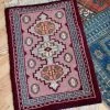 Vintage ALL HOME DECOR + ODDITIES Witchy Antique Maroon Rug