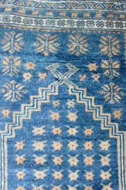 Vintage Indigo Prayer Rug ALL HOME DECOR + ODDITIES