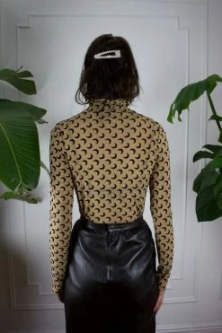 Feng Sway TOPS Nudie Moon Mesh Top