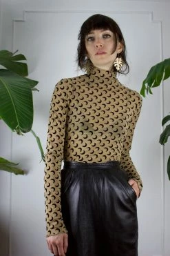 Feng Sway TOPS Nudie Moon Mesh Top