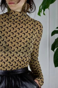 Feng Sway TOPS Nudie Moon Mesh Top