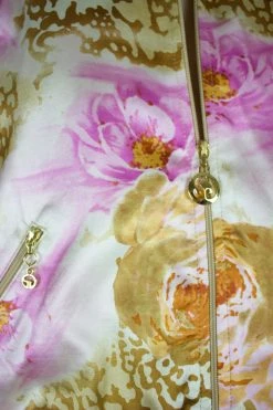 Vintage Floral Silk Bomber Jacket