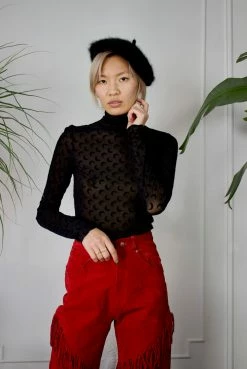 Feng Sway TOPS Nudie Moon Mesh Top