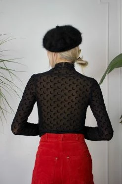 Feng Sway TOPS Nudie Moon Mesh Top