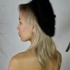 Feng Sway Black Mohair Beret