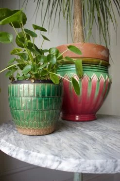 Vintage ALL POTTERY Antique USA Pot 10”