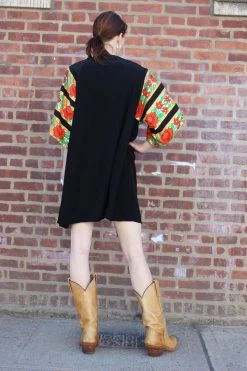 Vintage Tropical Gottex Poolside Robe And Swimsuit Beach Set