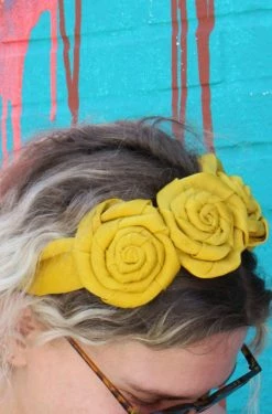 Feng Sway Frida Floral Oversized Headband HAIR ACCESSORIES