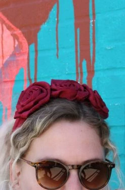 Feng Sway Frida Floral Oversized Headband HAIR ACCESSORIES