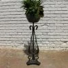 FENG SWAY ALL GARDEN Antique Black Iron Clawfoot Pedestal