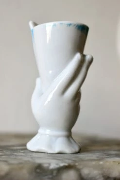 Vintage 20's Nippon Hand Vase HAND AND PRAYER VASES