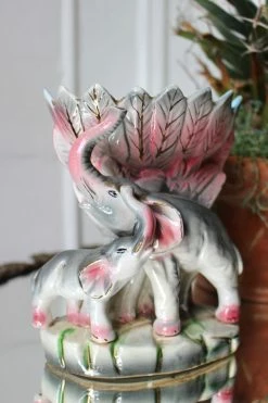 Vintage 20s Japanese Elephant Vase BUD VASES