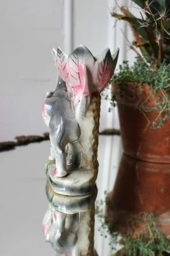 Vintage 20s Japanese Elephant Vase BUD VASES
