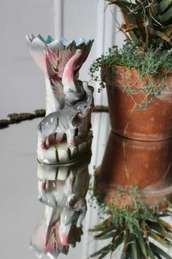 Vintage 20s Japanese Elephant Vase BUD VASES