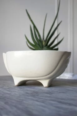 Vintage Art Deco Stoneware Pot 4-5