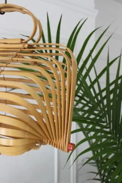 Vintage BAGS + WALLETS 40s Accordion Bamboo Purse