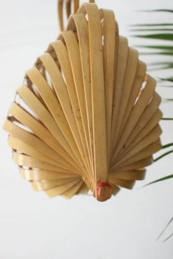 Vintage BAGS + WALLETS 40s Accordion Bamboo Purse