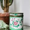 Antique Cloisonne Floral Enamel Jar ALL RITUAL