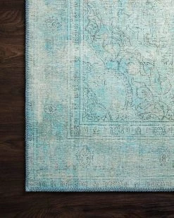 Feng Sway Exclusive Aqua Viva Area Rug ALL HOME DECOR + ODDITIES