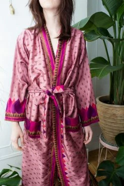 Vintage Silk Sari Robe LOUNGE WEAR