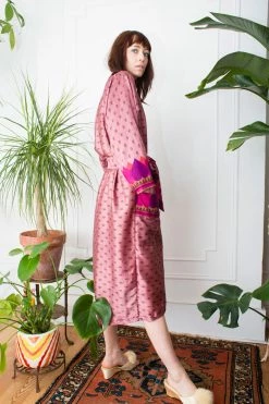 Vintage Silk Sari Robe LOUNGE WEAR