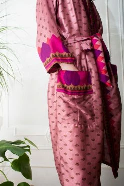 Vintage Silk Sari Robe LOUNGE WEAR