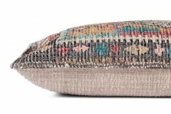 Feng Sway Exclusive Charcoal Southwest Lumbar Pillow ALL HOME DECOR + ODDITIES